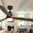 thumbnail image 4 of Ceiling Fan Lights Noiseless with Remote Control, 4 of 5