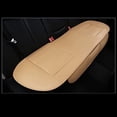thumbnail image 2 of Car Seat Cover Cushion Pad Mat Protector for Auto Supplies for Sedan Hatchback SUV PU Leather [Without Backrest] 2+1 Front Seat Covers&Rear Seat Cover, 2 of 8