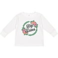 thumbnail image 3 of Inktastic Big Sister with Flower Circle Girls Long Sleeve Toddler T-Shirt, 3 of 5