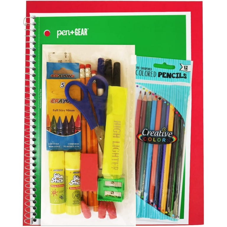 45 Piece School Supply Kit ($16.00/Kit-12/Case) – ELD APPAREL LLC