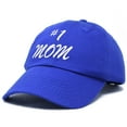 thumbnail image 4 of DALIX #1 Mom Hat Number One Mothers Day Gift Embroidered Baseball Cap in Royal Blue, 4 of 6