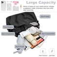 thumbnail image 6 of KXF Multi-layer Nylon Shoulder Bag for Women Large Capacity Crossbody Bag Lightweight Travel Satchel, 6 of 7