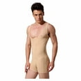 thumbnail image 4 of Odeerbi Mens Underwear Onesie Boxer Briefs 2025 Fashion Gauze Transparent Erogenous Boxers Khaki, 4 of 5