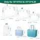 thumbnail image 2 of Cosmetic Case Aimeiar, paquete de 4 bolsas de PVC transparentes e impermeables, 2 of 6