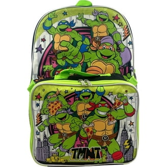 ROOM様　1本　5包　5包 TMNT Kids 17” Pizza Backpack & Lunch Box Set, 5-Piece with Shell