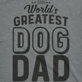 thumbnail image 2 of Mens Worlds Greatest Dog Dad T Shirt Funny Animal Lover Tee for Guys Graphic Tees, 2 of 9