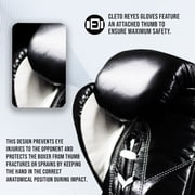 Cleto Reyes Professional Boxing Gloves for Man and Woman (10oz, Classic Red)