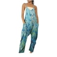 thumbnail image 2 of ICHUANYI Liquidación Mono de tirantes sin mangas para mujer, estilo informal, de verano ICHUANYI WER202308232868, 2 of 4