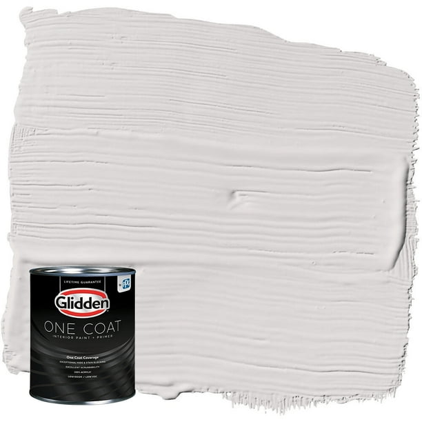 Glidden One Coat Interior Paint and Primer, Go To Gray / Gray, 1 Quart