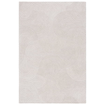 Safavieh Handmade Chatham Angyalka Modern Wool Rug 4' x 6' - Grey - Rectangle