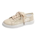 thumbnail image 2 of KANG Women's Traditional Trainers Lace Traditional Shoes Mesh Breathable Trainers Sports Elegant Shoes Leisure Shoes Oktoberfest Outdoor Sports Shoes Walking Shoes Khaki 35, 2 of 6