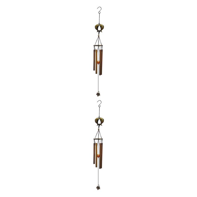 sweethay Wind Chime Garden Pendant Hanging Adorns Props Decoración del hogar Fish pattern patrón de pescado 2Conjunto