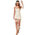 thumbnail image 6 of HOWPAY Halloween Costumes For Women Mummy Bandage Cosplay Outfit Spooky Monster Role Play Fancy Dress Set For Stage Masquerade Party Event Halloween Costume XL, 6 of 7