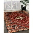 thumbnail image 3 of Ahgly Company Machine Washable Indoor Rectangle Traditional Tomato Red Area Rugs, 3' x 5', 3 of 7