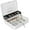 white key lock, variant on Cash Box with Money Tray and Key Lock, Money Box with Safe Locking, Money Lock Box for Cash Register 11.8"x9.45"x3.54" Pink XL Large