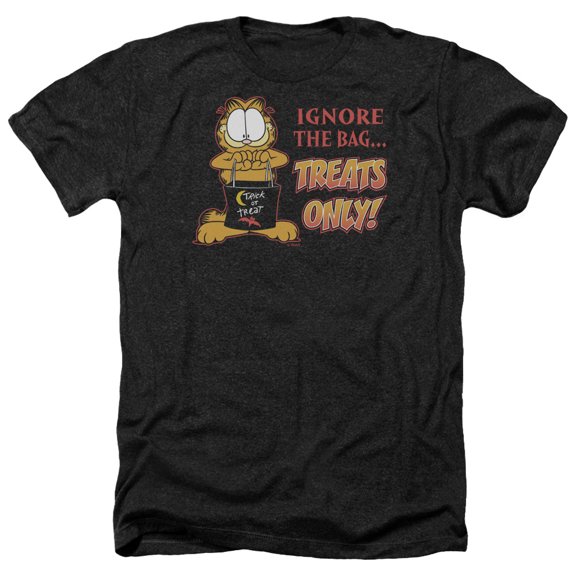 Garfield - Treats Only - Heather Short Sleeve Shirt - Medium