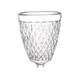 thumbnail image 3 of 6 Copas Vino Tinto Blanco Vidrio Cortado Cristal Diamante Alta Calidad, 3 of 5