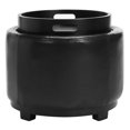 thumbnail image 4 of SAFAVIEH Round Modern Glam Storage Tray Ottoman, Black, 4 of 12