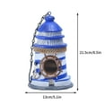 thumbnail image 3 of Ikohbadg Hanging Bird House Cute Hanging Birdhouse Outdoor Decorative Bird House Durable Polyresin Bird Houses for Outside Weather Resistant Cottage for Garden Deck and Patio, 3 of 14
