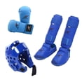 thumbnail image 4 of Conjunto de equipo de Sparring de taekwondo shamjiam casco de boxeo espinilleras zapatos para sanda, 4 of 8