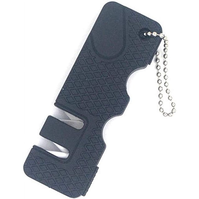 Kitchen Knife Sharpener 2-Stage Mini Pocket Knife Sharpening Tool for Go out Outdoor camping or other outdoor activities