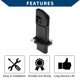 thumbnail image 4 of Sensor de Flujo de Aire Masivo Unique Bargains No. 06F906461A MAF para Audi A4 2003-2006 Plástico Metal 1 Pc, 4 of 6