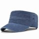 thumbnail image 1 of Flat Cap Men Military Cap Spring Solid Color Washed Old Hat Casual Cap with Top Summer Sunshade, 1 of 4