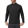 thumbnail image 2 of pstuiky camisa de manga larga para hombre, Ropa deportiva de manga larga y cuello redondo para hombre, lisa, cálida, de color liso top de hombre l, 2 of 7