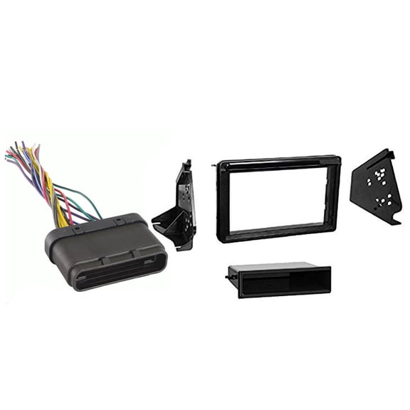 Polaris Slingshot 2015-2017 Single or Double DIN Stereo Radio Install Dash Kit