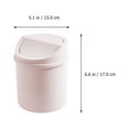 thumbnail image 5 of Hemoton 3 pcs  Office Mini Trash Bins Desktop Garbage Storage Cans Litter Cans with Cover, 5 of 8