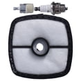 thumbnail image 2 of Air Filter Repower Tune Up Kit for SRM210 Oil Filter Spark Plug Kit for Lawn Mower Accessories, 2 of 12