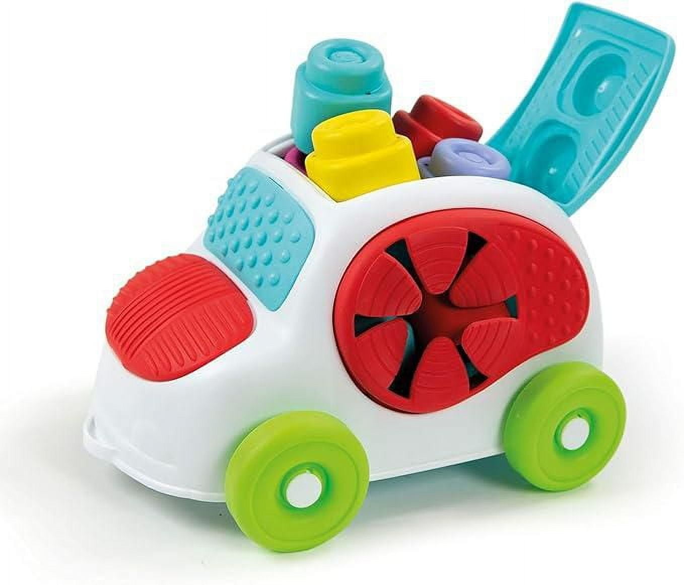Clementoni Soft Clemmy Sensory Car for Babies and Toddlers, Ages 6 Months Plus, Multi-Coloured