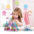 thumbnail image 4 of Juego de juguetes de construcción STEM de castillo de princesa de 568 piezas: kit de bloques de construcción perfecto para niñas de 6 a 12 años: ¡regalo de cumpleaños o Navidad educativo y divertido!, 4 of 5