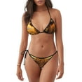 thumbnail image 1 of Disketp Sunset Sunflower Cow A para Bañador de Dos Piezas para Mujer, Bikini Sexy Halter String, Conjunto de Bikini en Triángulo, 1 of 6