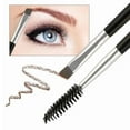thumbnail image 2 of Double Head Eyebrow Brush Eyelash Comb Lash Separator Mascara Wands makeup to✨j, 2 of 5