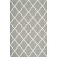 thumbnail image 1 of Safavieh Dhurries Grey Contemporary Rug - 9' x 12', 1 of 5