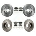 thumbnail image 1 of Transit Auto Front Rear Disc Brake Rotors and Semi-Metallic Pads Kit for Car Honda Accord K8S-101091, 1 of 11