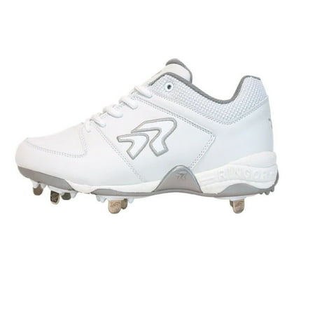 UPC: 0840238711381 | Softball Ringor Flite Softball Metal Spikes- White