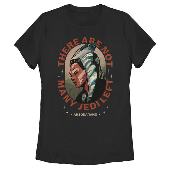 Women's Star Wars: The Mandalorian Ahsoka Survivor of Order 66 Graphic Tee Black Medium