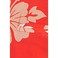 thumbnail image 5 of Stylore Hawaiian Shirt for Men Short-Sleeve Button-Down Shadow Hibiscus Red White X-Large, 5 of 6