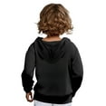 thumbnail image 7 of KPOPLK Girls Full Zip Up Hoodie for Toddler and Big Kids(6-7 Years,Black), 7 of 7