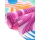 thumbnail image 5 of Falda Tropical Floral con Volantes para Mujeres INSPIRE CHIC, con Nudo Autoadhesivo, Falda de Playa Hawaiana, Rosa XL, 5 of 6