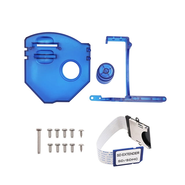 GDEMU Remote SD Card Mount Kit Extension Adapter for SEGA DreamCast VA1 Console Translucent Blue