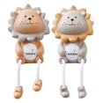 thumbnail image 1 of Coofit 2PCS Resin Ornament Creative Lovely Long Leg Tabletop Ornament Desk Decoration, 1 of 8