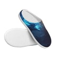 thumbnail image 3 of KLL Red And Blue Fire Dragon C Pattern Adult Unisex Cozy Slippers,Fuzzy Slip-on Slippers TPR Sole Slippers Comfort Plush Home Footwear for Indoor & Outdoor-13, 3 of 7