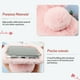thumbnail image 4 of KAKOWELY Funda de teléfono con orejas de conejo de peluche, compatible con S21 Plus 5G, 4 of 5