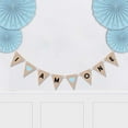 thumbnail image 2 of Inkdotpot Pre-Assembled Bunting Flags I Am One Birthday Rustic Kraft Bunting Pennant Wall Decor Birthday Banner DIY Party Supplies, 2 of 8