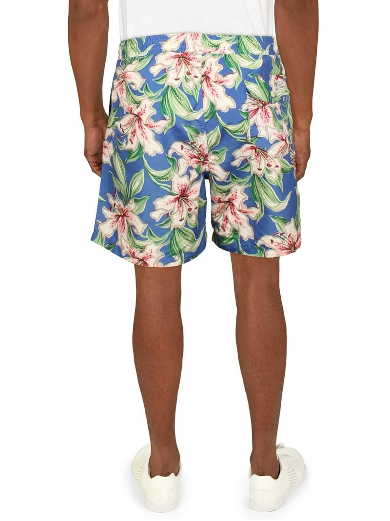 Polo Ralph Lauren Mens Floral Print Board Shorts Swim Trunks