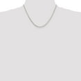 thumbnail image 5 of Auriga Fine Jewelry 925 Sterling Silver 3.5 mm Diamond-cut Rolo Chain Necklace for Women 18", 5 of 6