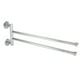 thumbnail image 5 of Toallero de pared para baño con estante giratorio abatible para colgar toallas (2 brazos), 5 of 11